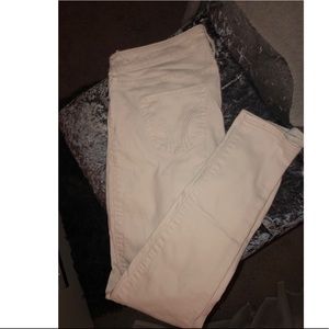 White hollister jeans